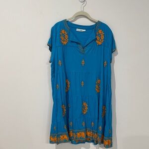 Roller Rabbit Blue and Orange Dress